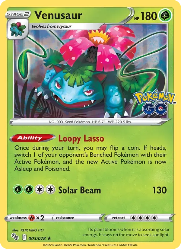 Venusaur - 003/088 - Pokémon GO