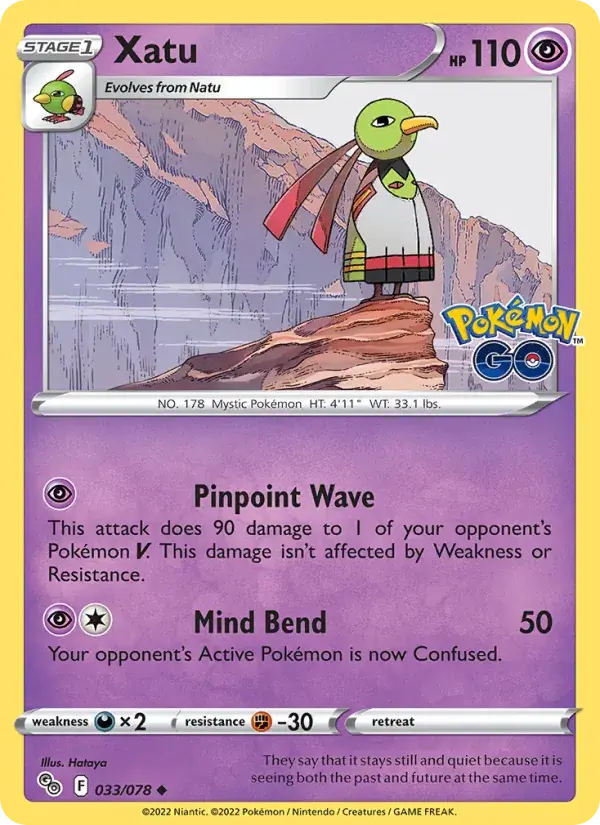 Xatu - 033/088 - Pokémon GO
