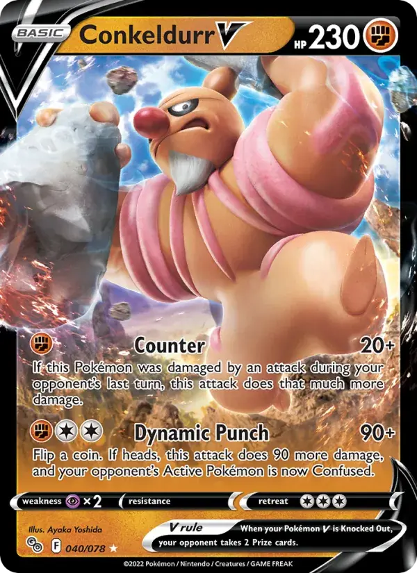 Conkeldurr V - 040/088 - Pokémon GO