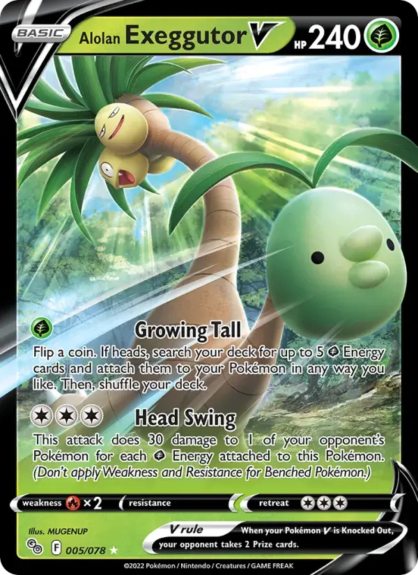 Alolan Exeggutor V - 005/088 - Pokémon GO