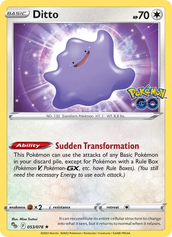 Ditto - 053/088 - Pokémon GO