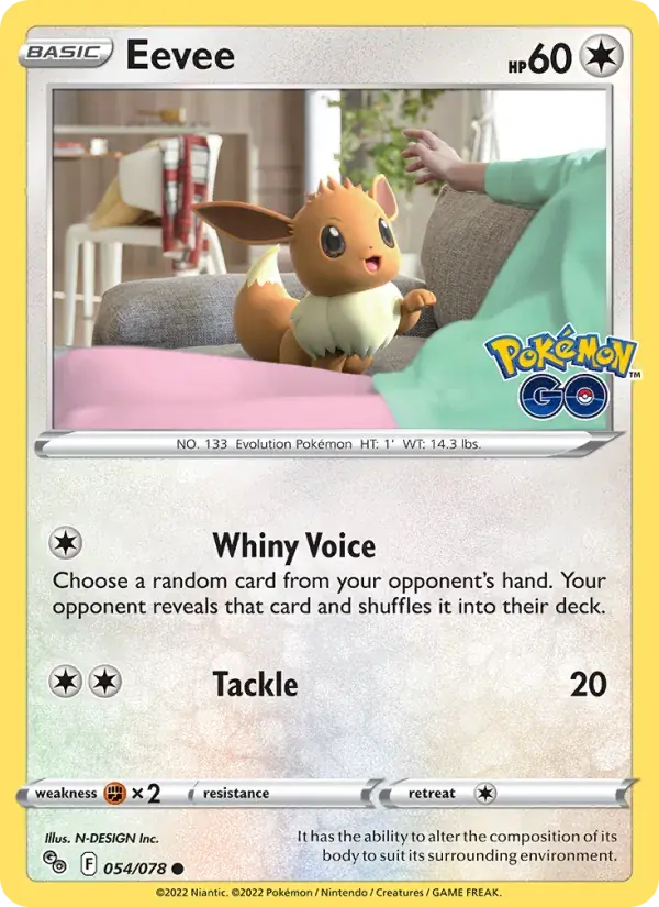 Eevee - 054/088 - Pokémon GO