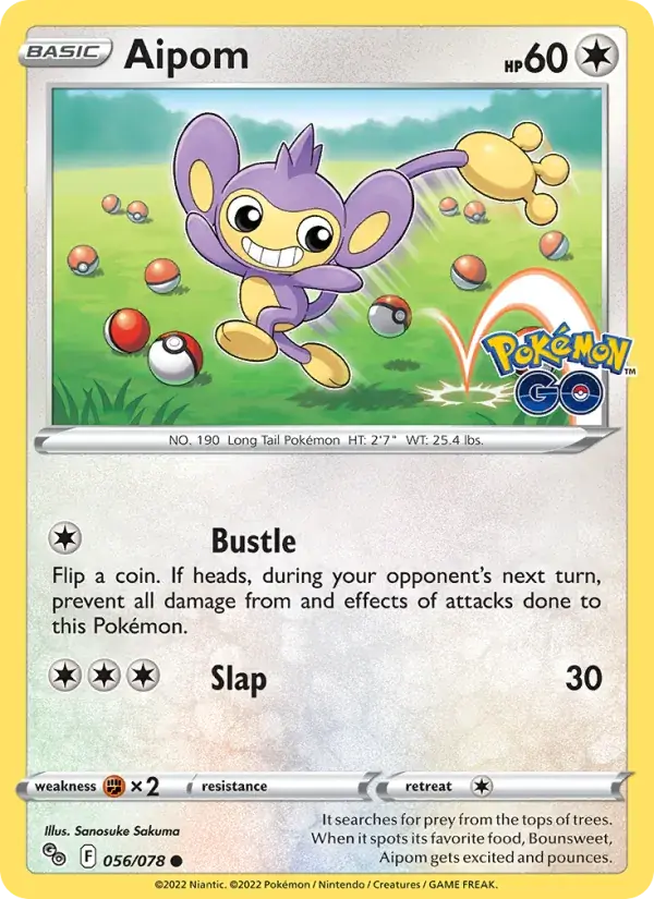 Aipom - 056/088 - Pokémon GO