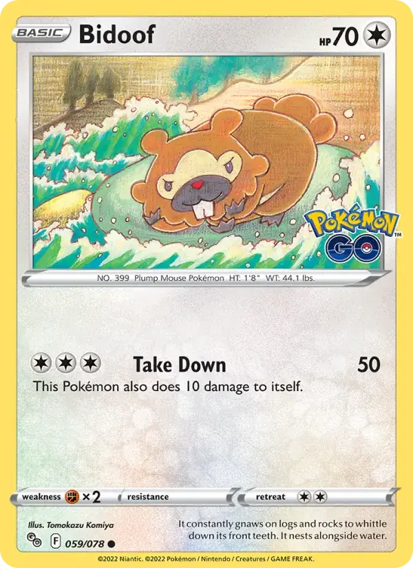 Bidoof - 059/088 - Pokémon GO