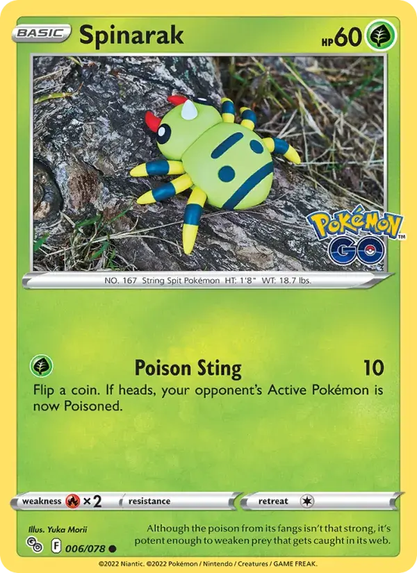 Spinarak - 006/088 - Pokémon GO