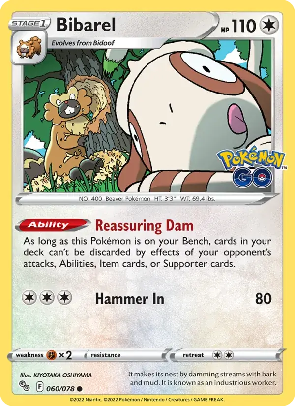 Bibarel - 060/088 - Pokémon GO