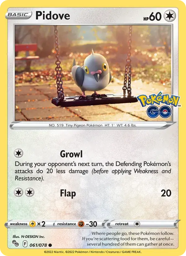 Pidove - 061/088 - Pokémon GO