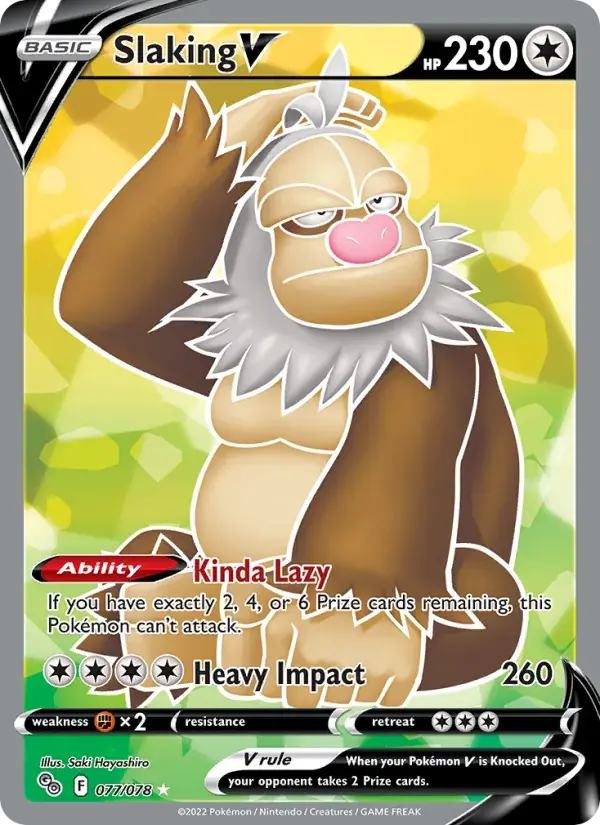 Slaking V - 077/088 - Pokémon GO