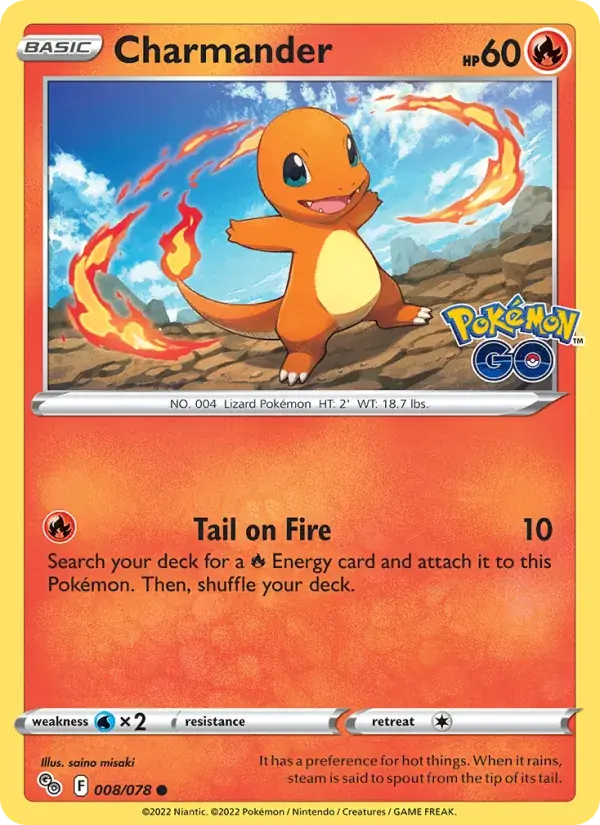 Charmander - 008/088 - Pokémon GO