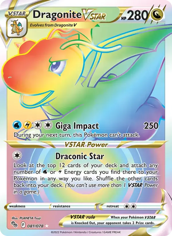 Dragonite VSTAR - 081/088 - Pokémon GO