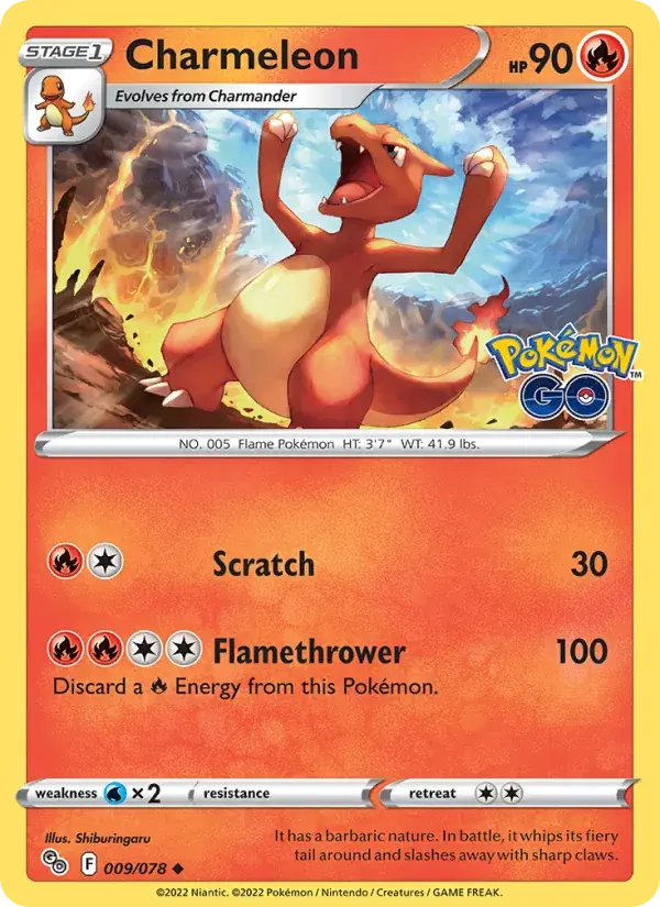 Charmeleon - 009/088 - Pokémon GO