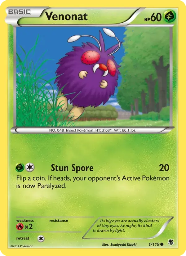 Venonat - 1/124 - Phantom Forces