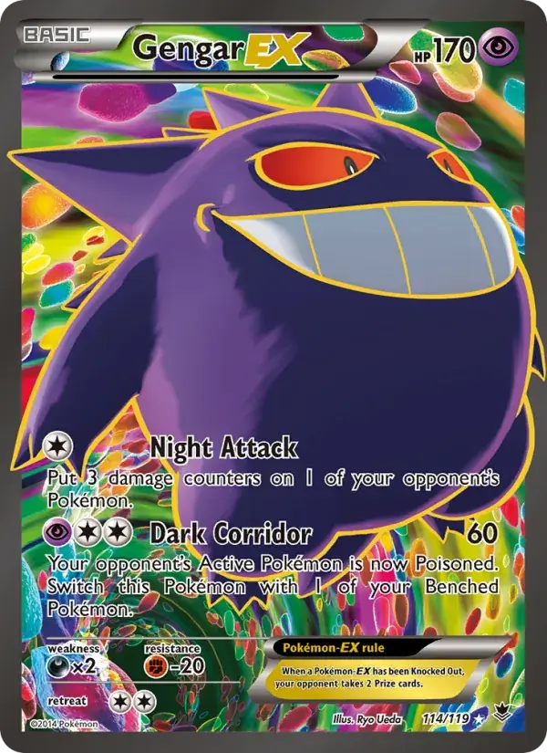 Gengar EX - 114/124 - Phantom Forces