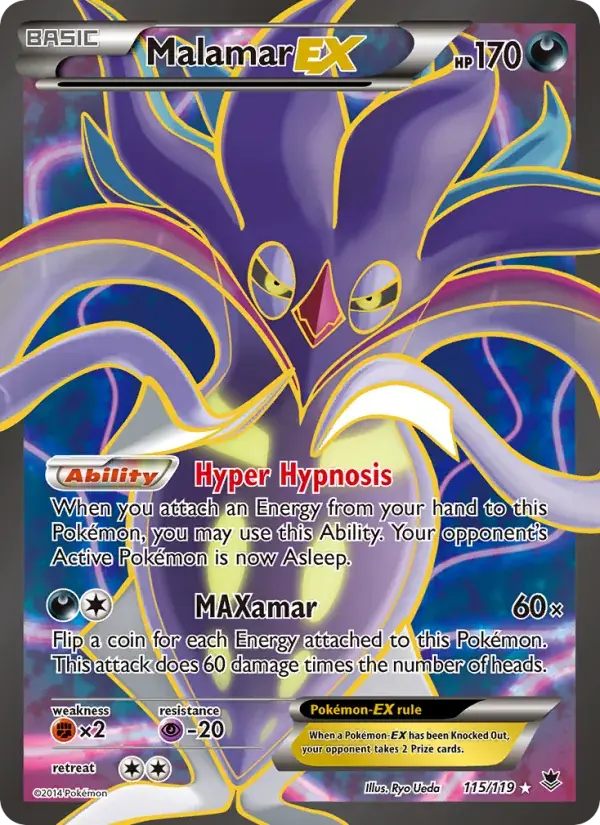 Malamar EX - 115/124 - Phantom Forces