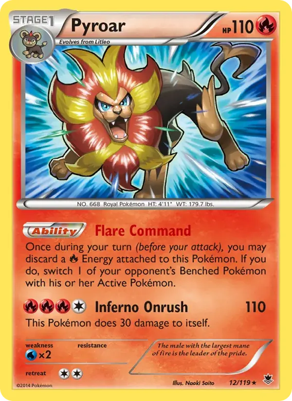 Pyroar - 12/124 - Phantom Forces