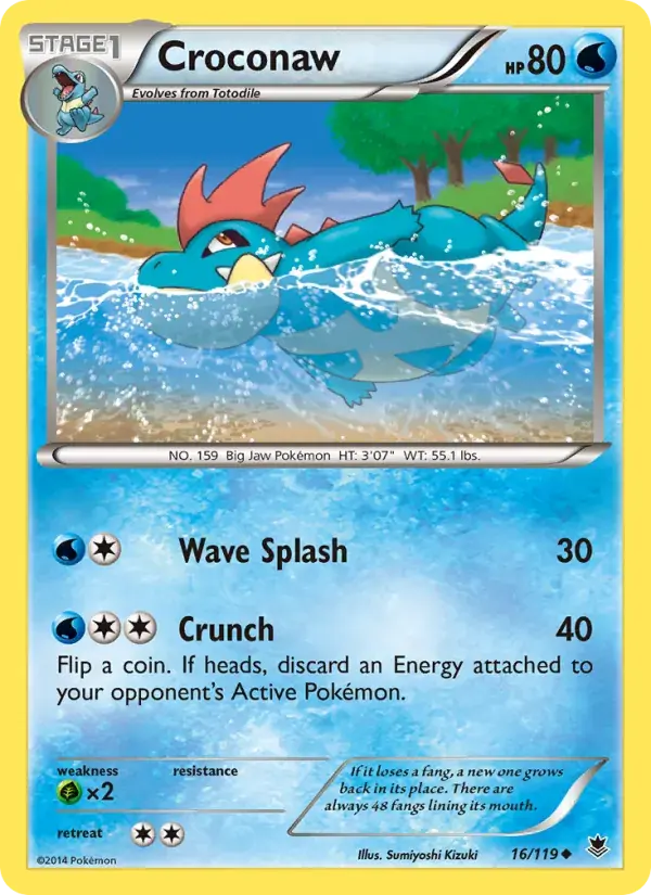 Croconaw - 16/124 - Phantom Forces
