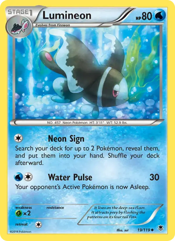 Lumineon - 19/124 - Phantom Forces