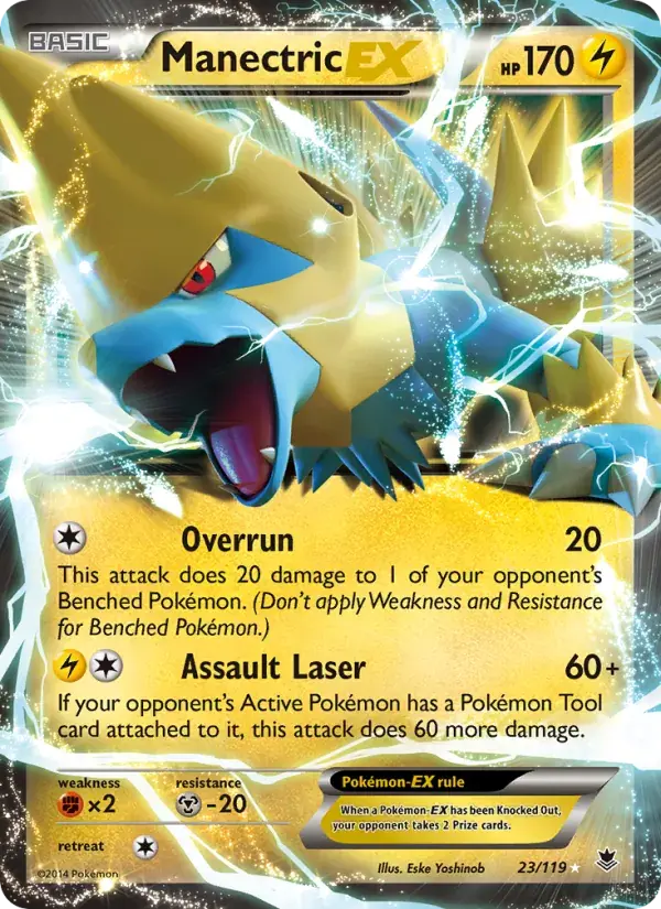 Manectric EX - 23/124 - Phantom Forces
