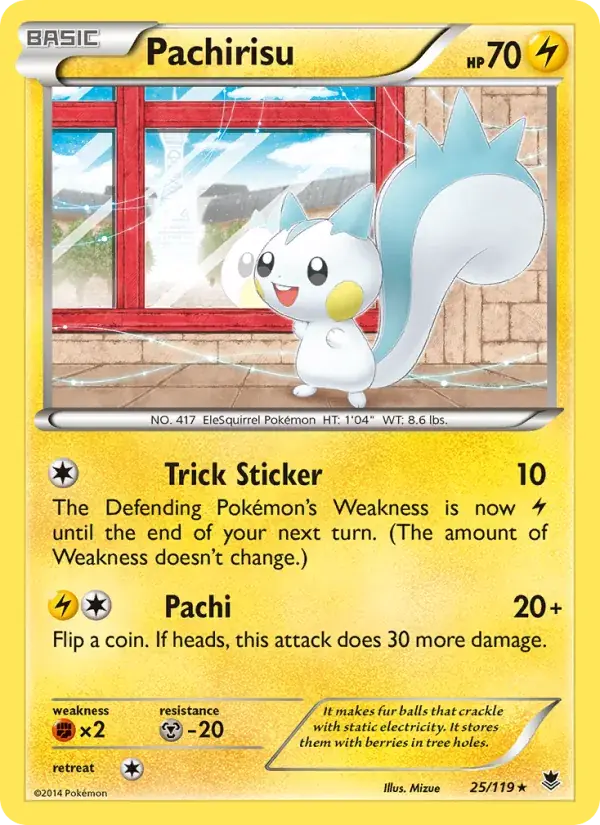Pachirisu - 25/124 - Phantom Forces