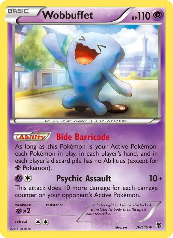 Wobbuffet - 36/124 - Phantom Forces
