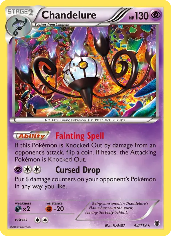 Chandelure - 43/124 - Phantom Forces