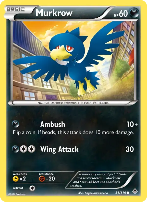 Murkrow - 51/124 - Phantom Forces