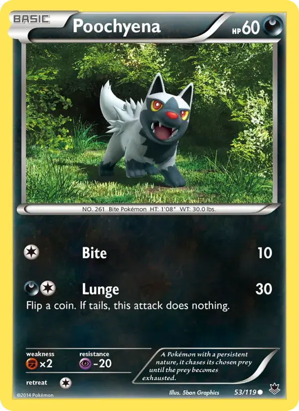 Poochyena - 53/124 - Phantom Forces