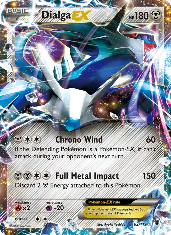 Dialga EX - 62/124 - Phantom Forces