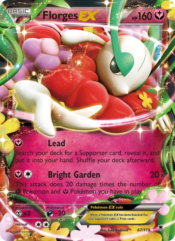 Florges EX - 67/124 - Phantom Forces