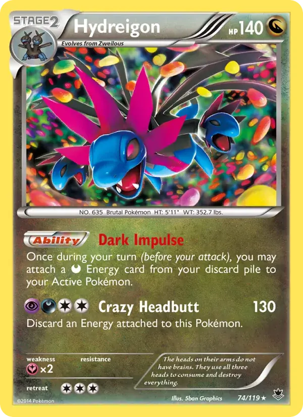 Hydreigon - 74/124 - Phantom Forces