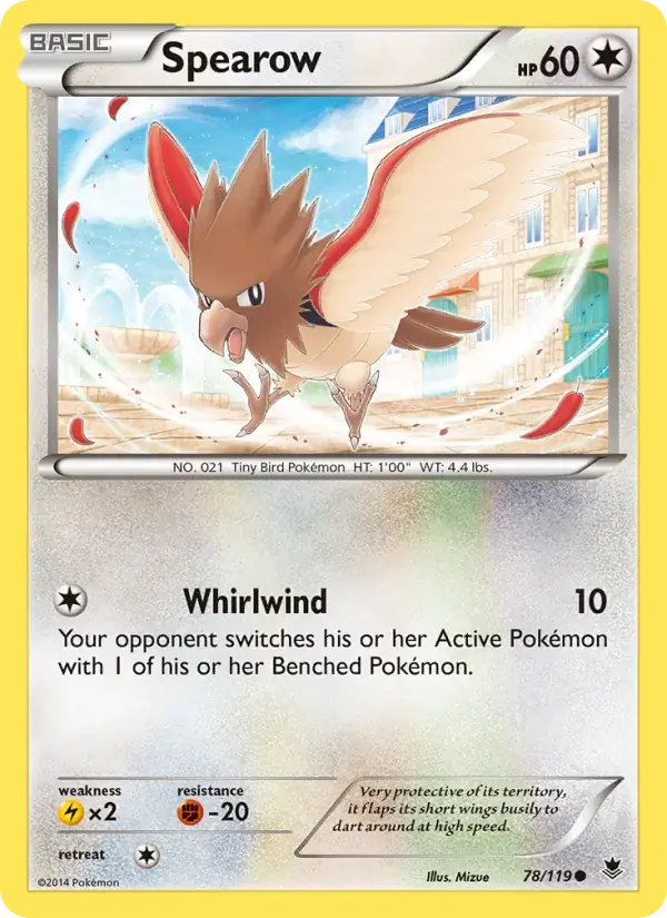 Spearow - 78/124 - Phantom Forces