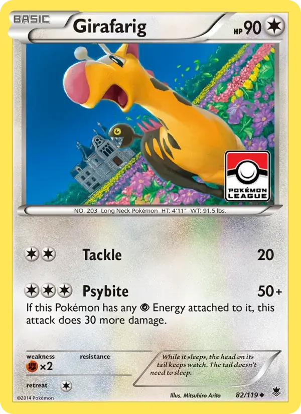 Girafarig - 82/124 - Phantom Forces