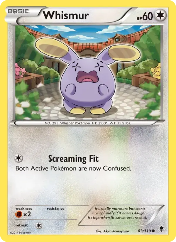 Whismur - 83/124 - Phantom Forces