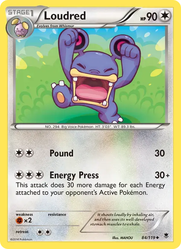 Loudred - 84/124 - Phantom Forces