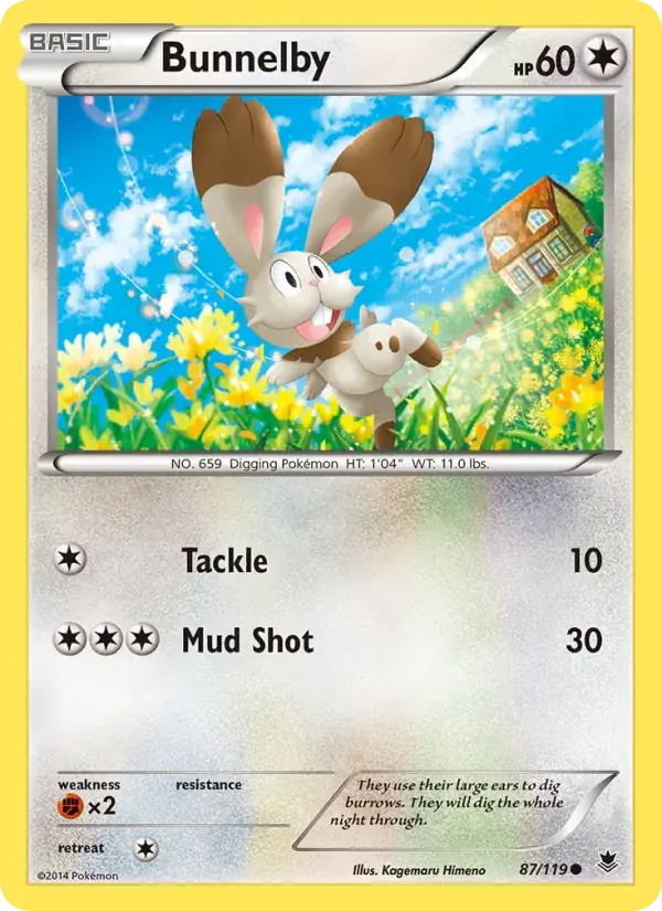 Bunnelby - 87/124 - Phantom Forces