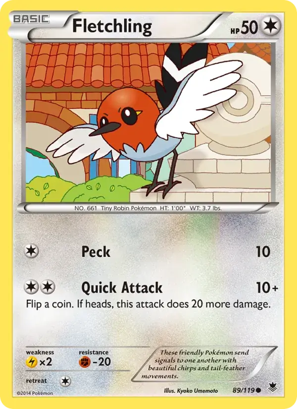 Fletchling - 89/124 - Phantom Forces