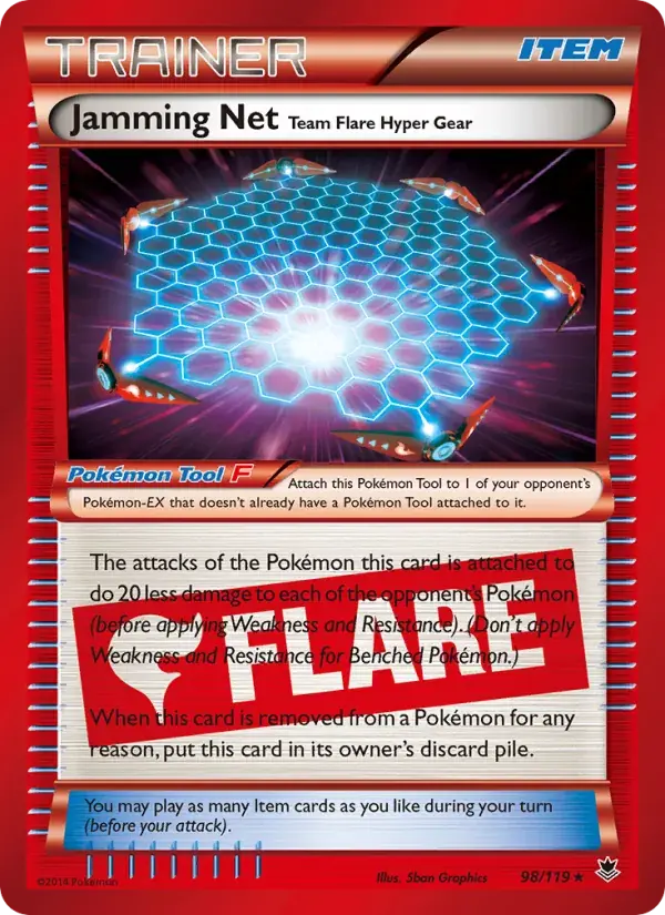 Jamming Net Team Flare Hyper Gear - 98/124 - Phantom Forces