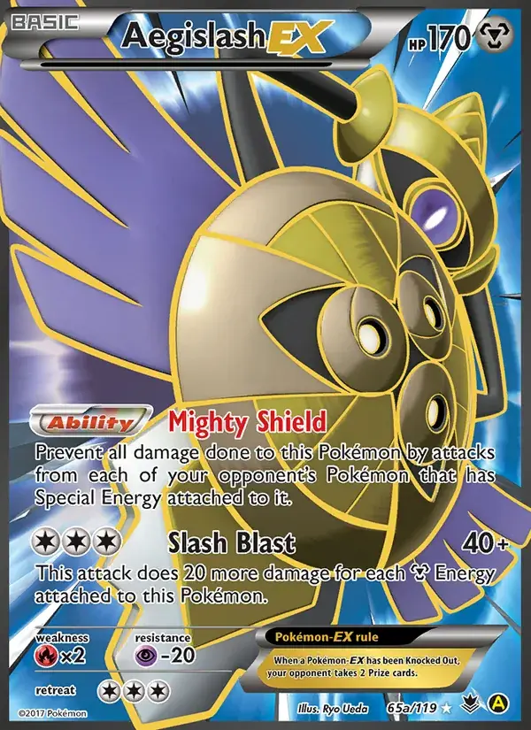 Aegislash EX - 65a/124 - Phantom Forces