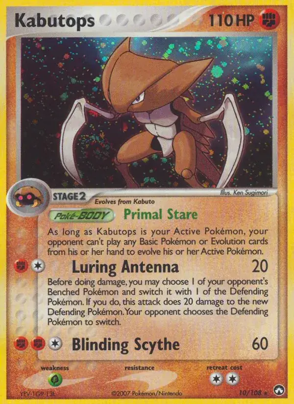 Kabutops - 10/108 - Power Keepers