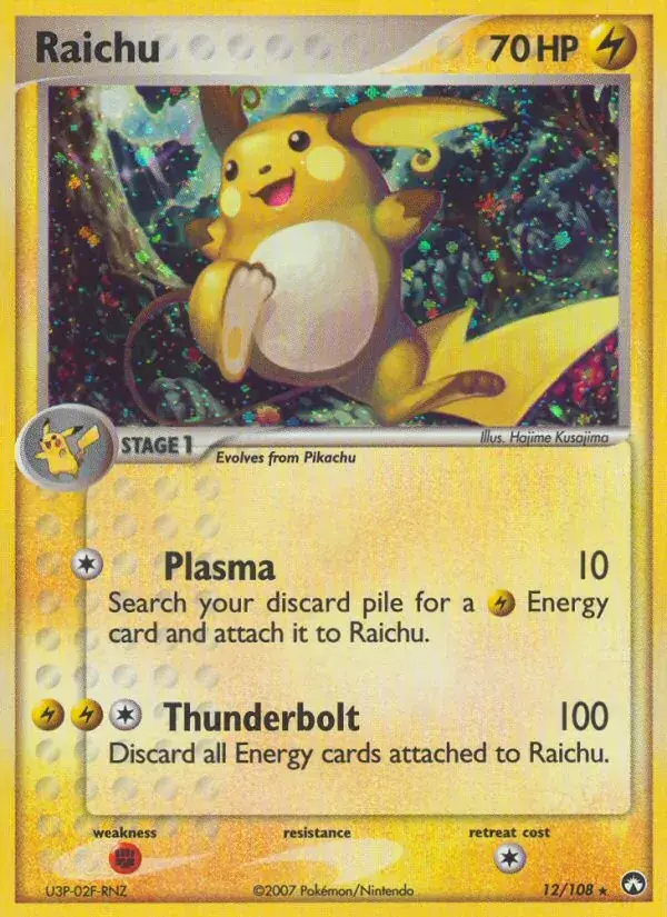 Raichu - 12/108 - Power Keepers