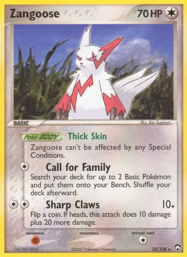 Zangoose - 25/108 - Power Keepers
