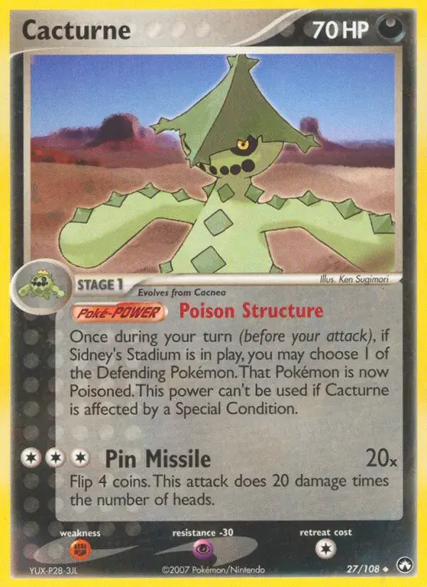 Cacturne - 27/108 - Power Keepers