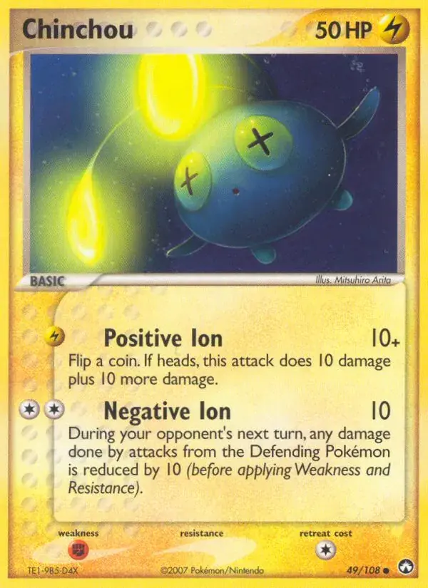 Chinchou - 49/108 - Power Keepers