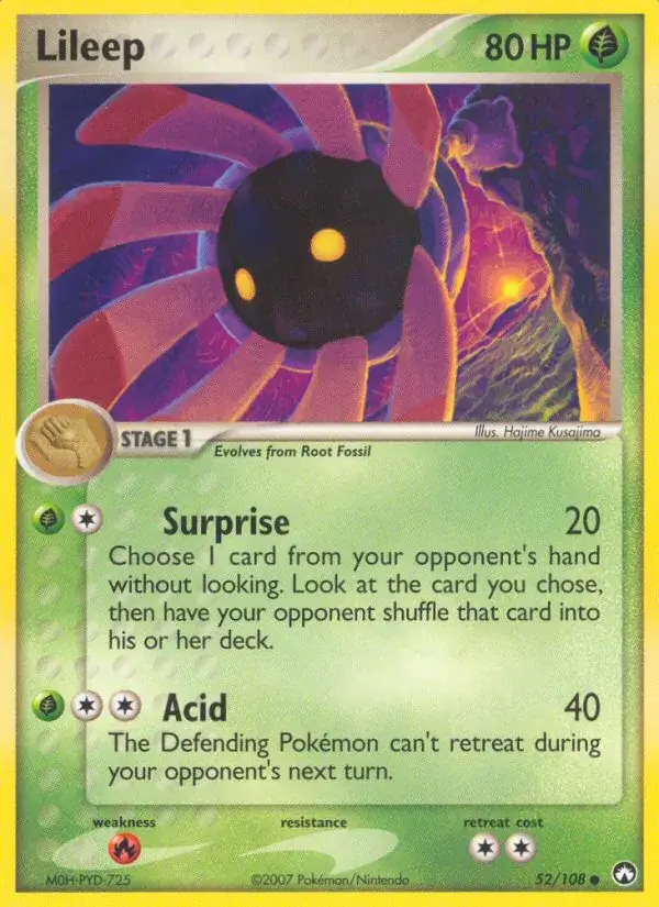 Lileep - 52/108 - Power Keepers