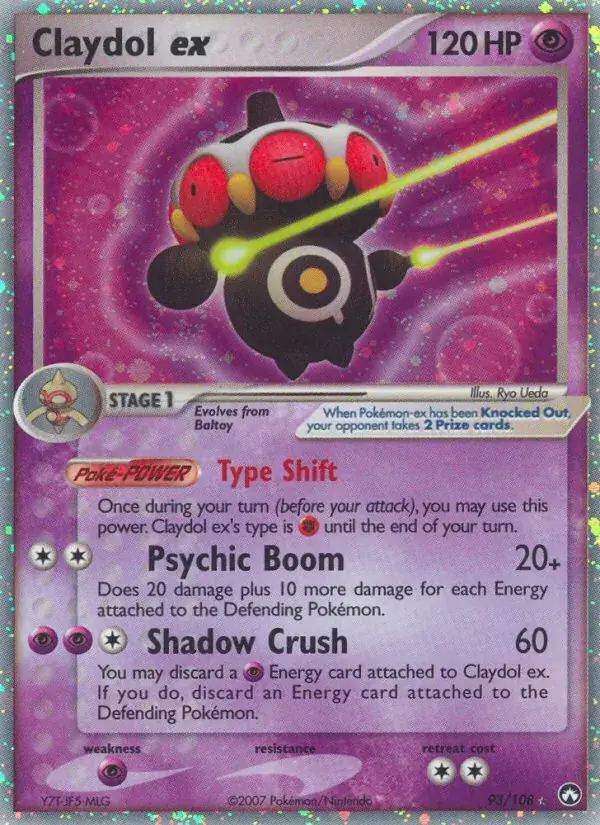 Claydol ex - 93/108 - Power Keepers