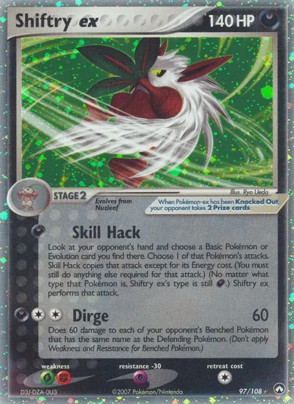 Shiftry ex - 97/108 - Power Keepers