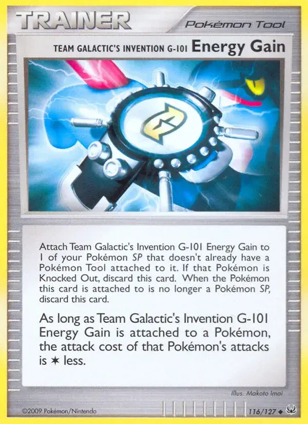Team Galactic's Invention G-101 Energy Gain - 116/133 - Platinum
