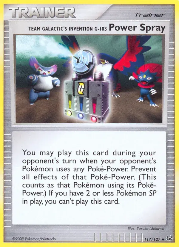 Team Galactic's Invention G-103 Power Spray - 117/133 - Platinum