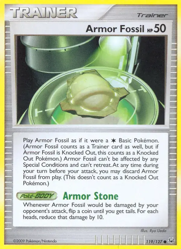 Armor Fossil - 119/133 - Platinum