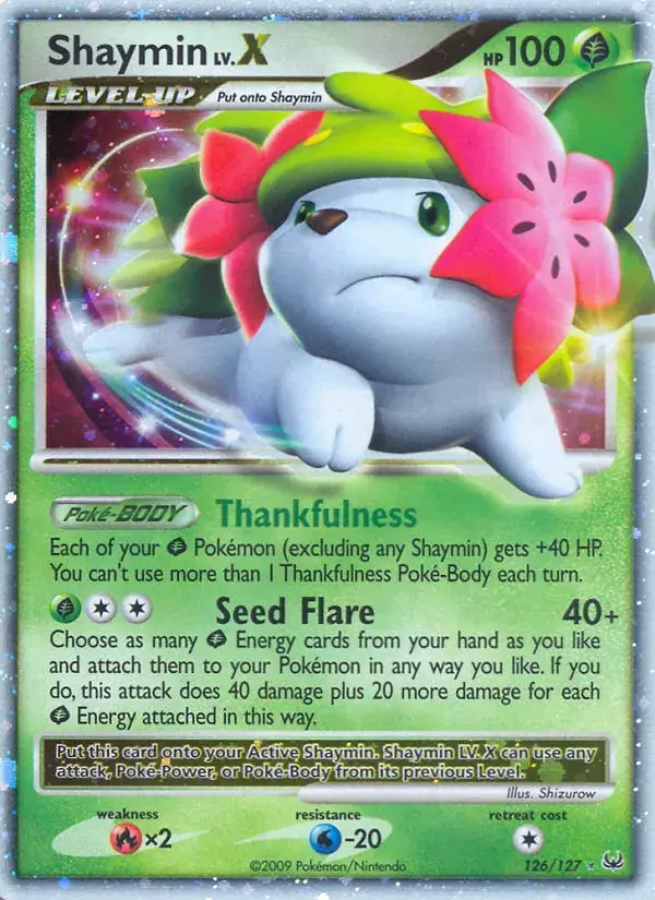 Shaymin LV.X - 126/133 - Platinum